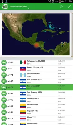 R-Sismo android App screenshot 1