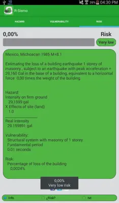 R-Sismo android App screenshot 3