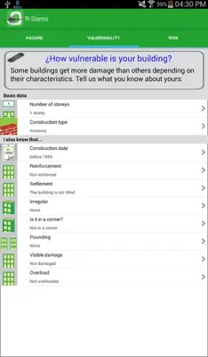 R-Sismo android App screenshot 4