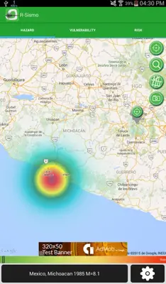 R-Sismo android App screenshot 5